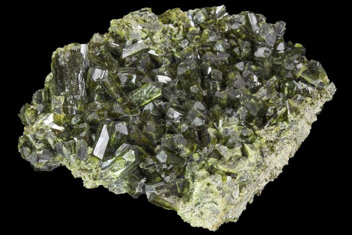 Epidote Crystal Cluster - Peru #98968